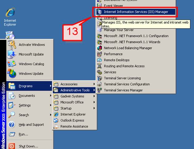 Как установить iis на windows server 2003